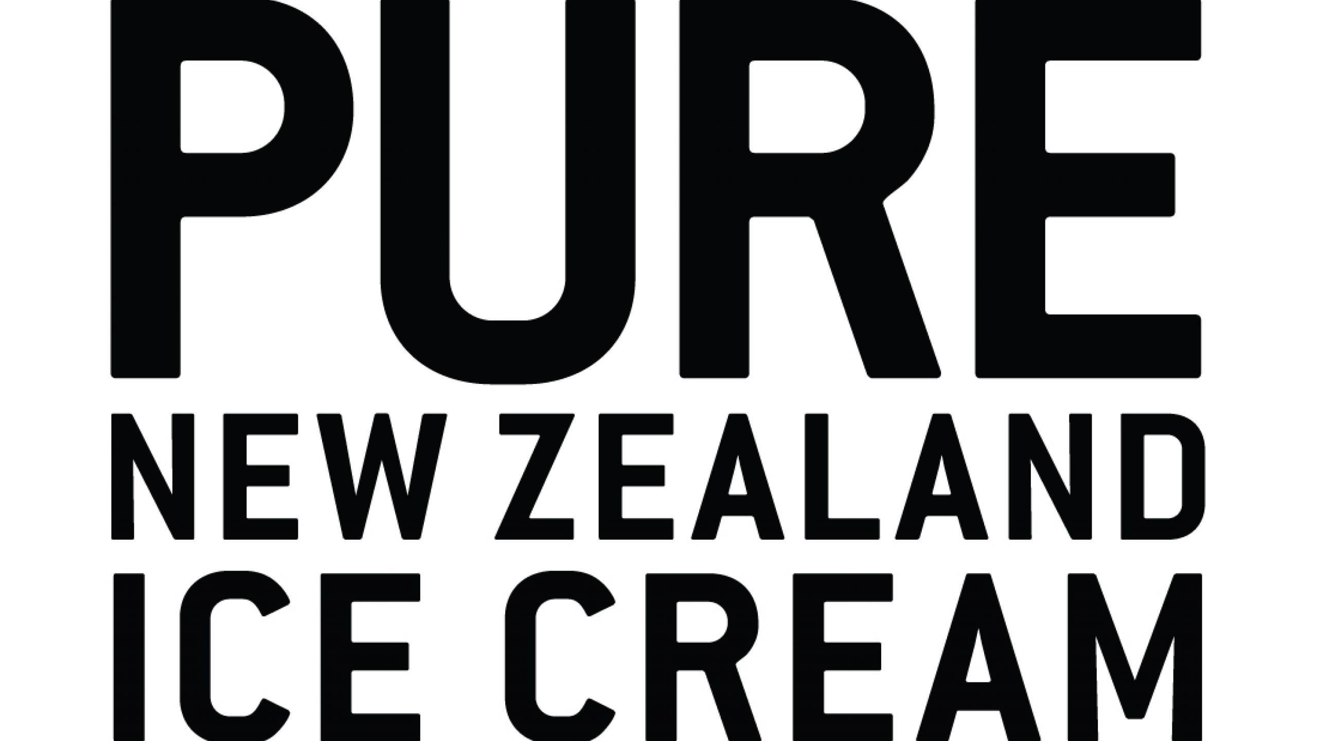 Pure Ice Cream Stacked Logo 01